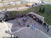 В Київському університеті імені Бориса Грінченка урочисто підняли прапор ЄС