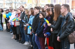 В Київському університеті імені Бориса Грінченка урочисто підняли прапор ЄС