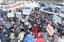 Країну будують робочі руки – акція протесту ПТНЗ