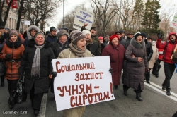Країну будують робочі руки – акція протесту ПТНЗ